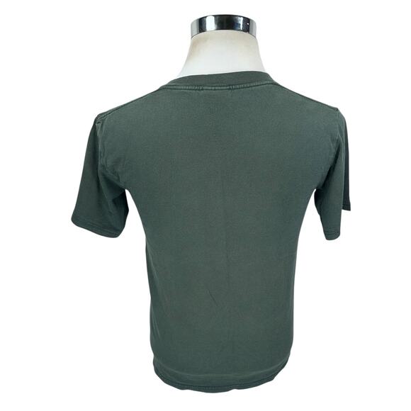 Vintage The Big Bad Wolf Busch Gardens T-Shirt Men’s Small Green Roller Coaster - Picture 5 of 10